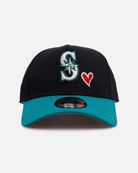 New Era Seattle Mariners 'Team Color Hearts' 9FORTY A-Frame Snapback Official Team Color