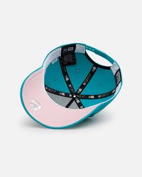 New Era Florida Marlins 'Team Color Hearts' 9FORTY A-Frame Snapback Official Team Color