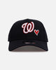 New Era Washington Nationals 'Team Color Hearts' 9FORTY A-Frame Snapback Official Team Color
