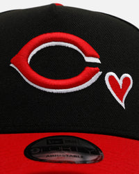 New Era Cincinnati Reds 'Team Color Hearts' 9FORTY A-Frame Snapback Official Team Color