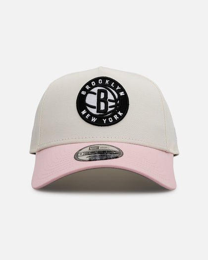 New Era Brooklyn Nets 'Pink Lemonade' 9FORTY A-Frame Snapback Pink/Yellow