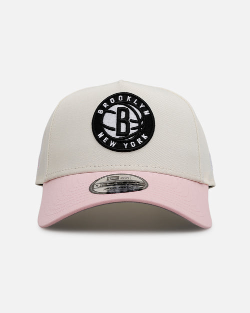 New Era Brooklyn Nets 'Pink Lemonade' 9FORTY A-Frame Snapback Pink/Yellow