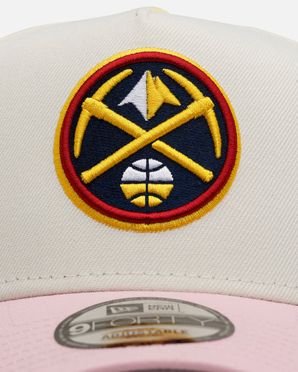 New Era Denver Nuggets 'Pink Lemonade' 9FORTY A-Frame Snapback Pink/Yellow