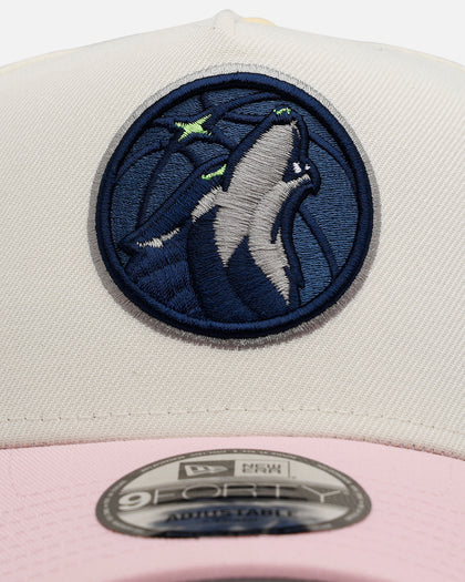 New Era Minnesota Timberwolves 'Pink Lemonade' 9FORTY A-Frame Snapback Pink/Yellow