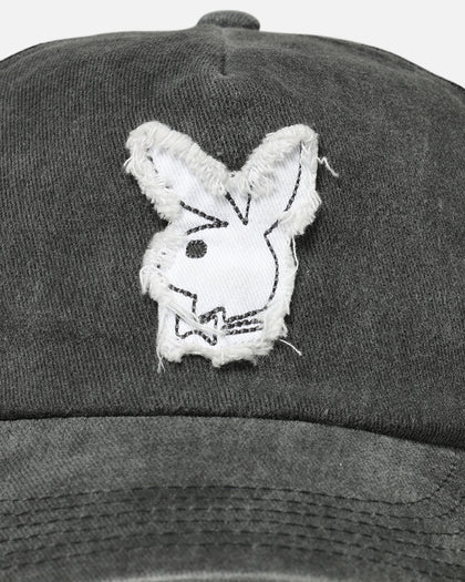 Playboy Vintage Logo Patch Trucker Snapback Black
