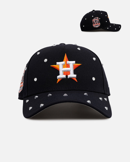 New Era Houston Astros 'Embellishment' 9FORTY A-Frame Snapback Navy