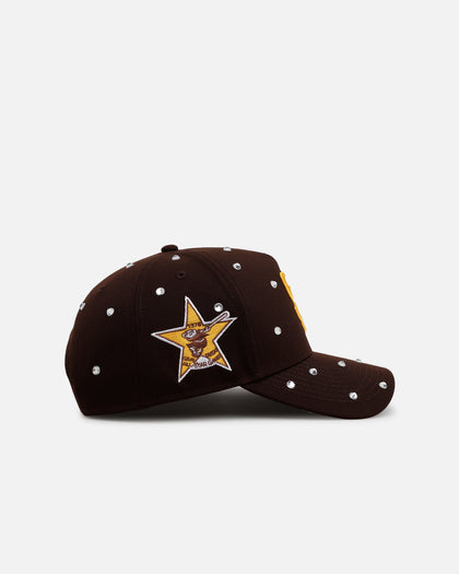 New Era San Diego Padres 'Embellishment' 9FORTY A-Frame Snapback Brown