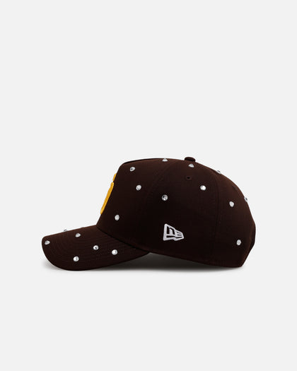 New Era San Diego Padres 'Embellishment' 9FORTY A-Frame Snapback Brown
