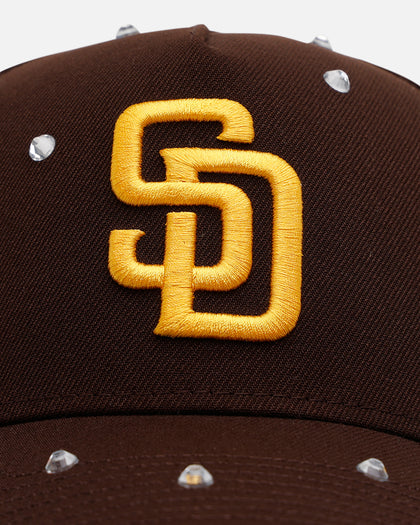 New Era San Diego Padres 'Embellishment' 9FORTY A-Frame Snapback Brown