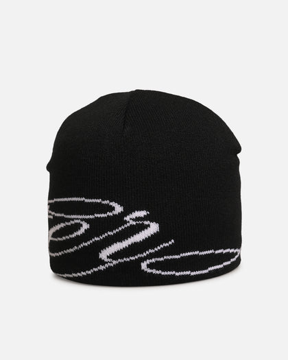 Loiter Skull Knit Beanie Black