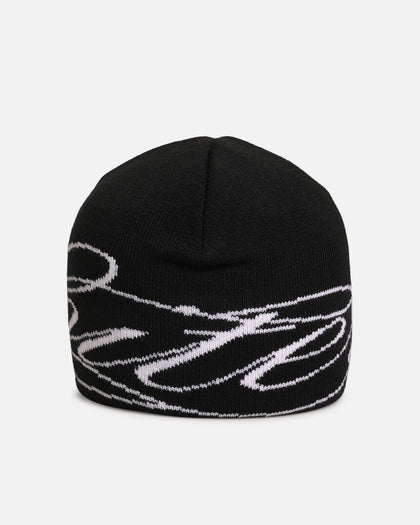 Loiter Skull Knit Beanie Black