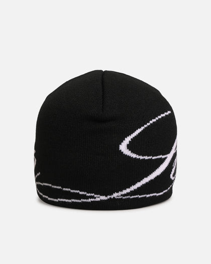 Loiter Skull Knit Beanie Black