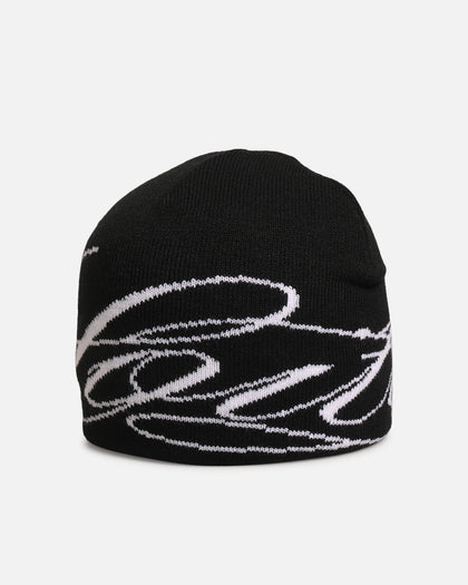 Loiter Skull Knit Beanie Black