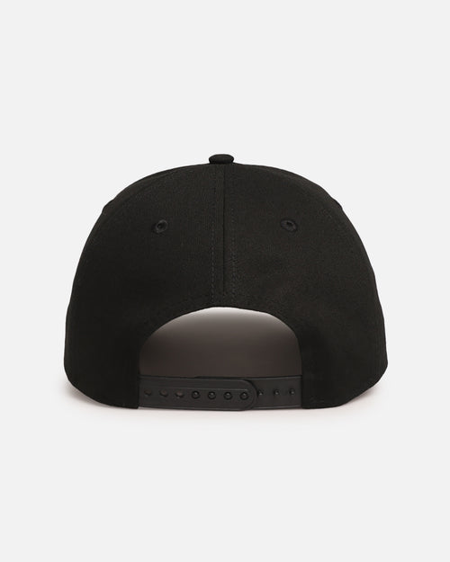 New Era Los Angeles Dodgers 'Canvas Leather' 9FORTY A-Frame Snapback Black