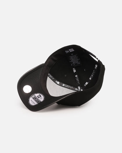 New Era Los Angeles Dodgers 'Canvas Leather' 9FORTY A-Frame Snapback Black