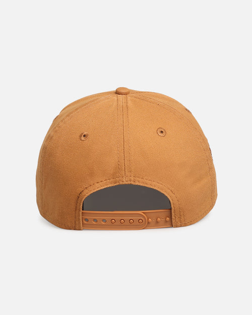 New Era Chicago Bulls 'Washed Canvas' 9FORTY A-Frame Snapback Walnut