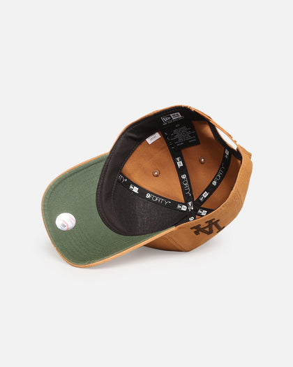 New Era Los Angeles Dodgers 'Washed Canvas' 9FORTY A-Frame Snapback Walnut