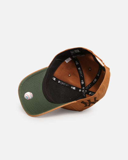New Era New York Yankees 'Washed Canvas' 9FORTY A-Frame Snapback Walnut