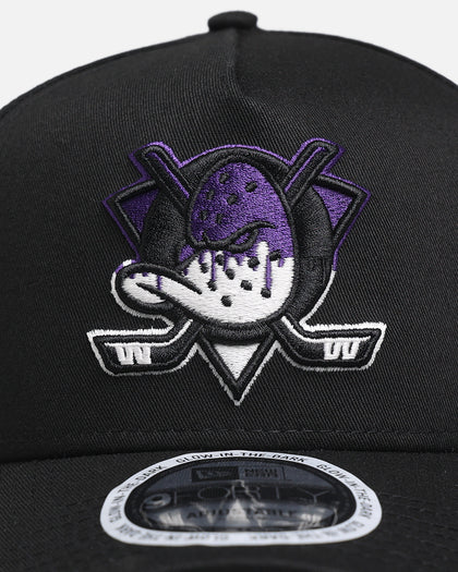 New Era Anaheim Ducks 'Drip 3.0' 9FORTY A-Frame Snapback Black