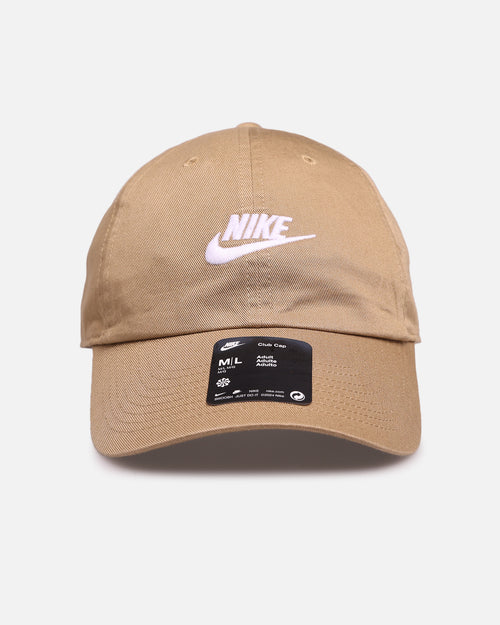 Nike Club Unstructured Futura Wash Cap Beige/White