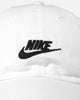 Nike Club Unstructured Futura Wash Cap White/Black