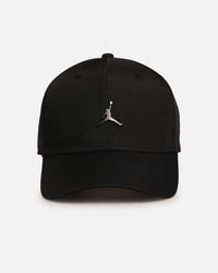 Jordan Rise Structured Metal Jumpman Strapback Hat Black