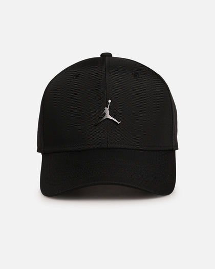 Jordan Rise Structured Metal Jumpman Strapback Hat Black