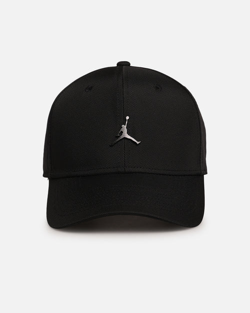 Jordan Rise Structured Metal Jumpman Strapback Hat Black