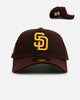 New Era San Diego Padres 'Area Codes' 9FORTY A-Frame Snapback Brown