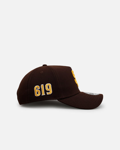 New Era San Diego Padres 'Area Codes' 9FORTY A-Frame Snapback Brown