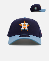 New Era Houston Astros 'Coral' 9FORTY A-Frame Snapback Navy/Sky