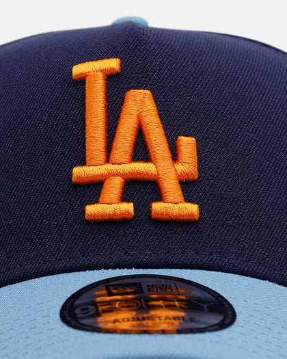 New Era Los Angeles Dodgers 'Coral' 9FORTY A-Frame Snapback Navy/Sky
