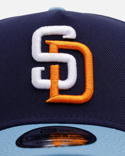 New Era San Diego Padres 'Coral' 9FORTY A-Frame Snapback Navy/Sky
