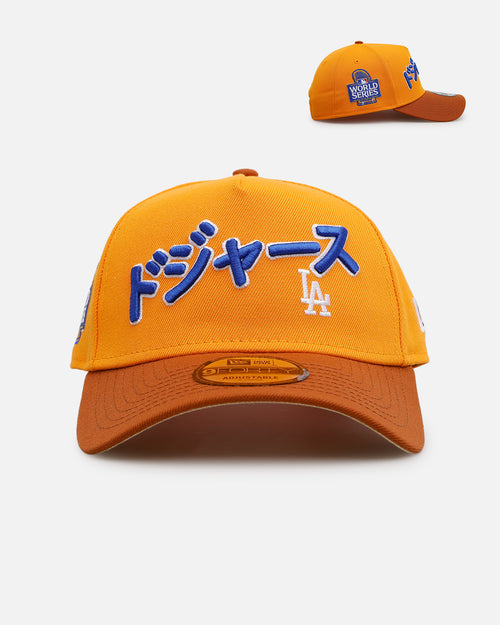 New Era Los Angeles Dodgers 'Beer' 9FORTY A-Frame Snapback Gold/Brown
