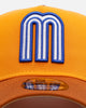 New Era Mexico National Baseball Team 'Beer' 9FORTY A-Frame Snapback Gold/Brown