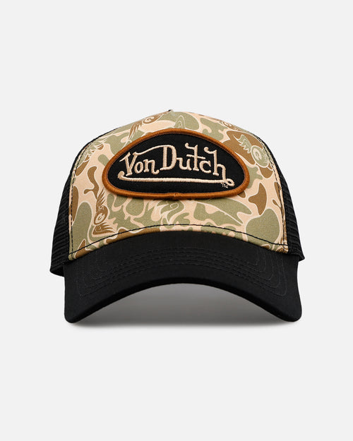 Von Dutch Torn Trucker Snapback Camo