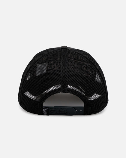 Von Dutch Torn Trucker Snapback Black