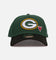 New Era Green Bay Packers 'Team Color Hearts' 9FORTY A-Frame Snapback Official Team Color