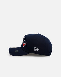 New Era New England Patriots 'Team Color Hearts' 9FORTY A-Frame Snapback Official Team Color