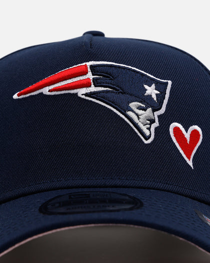 New Era New England Patriots 'Team Color Hearts' 9FORTY A-Frame Snapback Official Team Color