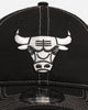 New Era Chicago Bulls 'Contrast Chrome' 9TWENTY Casual Trucker Strapback Black