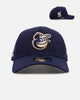 New Era Baltimore Orioles 'College Crossover' Navy Midshipmen 9FORTY A-Frame Snapback Official Team Color