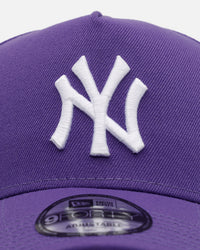 New Era New York Yankees 'College Crossover' NYU 9FORTY A-Frame Snapback Official Team Color