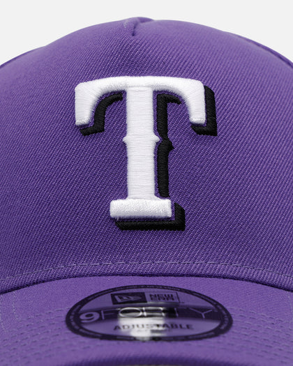 New Era Texas Rangers 'College Crossover' TCU Horned Frogs 9FORTY A-Frame Snapback Official Team Color