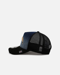 New Era Los Angeles Chargers 'Bleach' 9FORTY A-Frame Trucker Snapback Denim