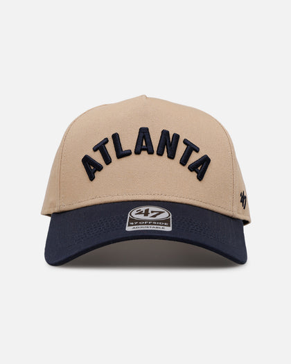 47 Brand Atlanta Braves 'Arch' 47 Offside Snapback Khaki/Official Team Color