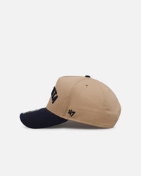 47 Brand Atlanta Braves 'Arch' 47 Offside Snapback Khaki/Official Team Color