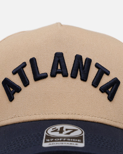 47 Brand Atlanta Braves 'Arch' 47 Offside Snapback Khaki/Official Team Color