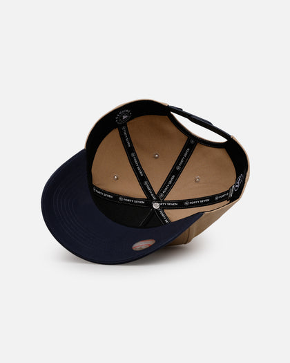 47 Brand Atlanta Braves 'Arch' 47 Offside Snapback Khaki/Official Team Color