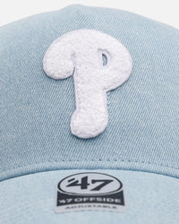 47 Brand Philadelphia Phillies 'Denim Chenille' 47 Offside Snapback Denim